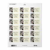 Cream fotolabel etiket (Full Sheet)