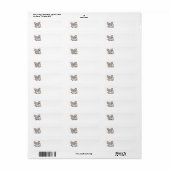 Cream Frenchie Etiket (Full Sheet)