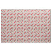 Cream Frenchie in kerstkeuken Stof (Yard (91,4 cm))