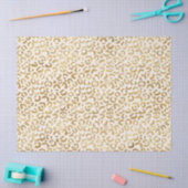  Cream Gold-leopardprinter      Tissuepapier (Craft)