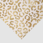  Cream Gold-leopardprinter      Tissuepapier (Detail)
