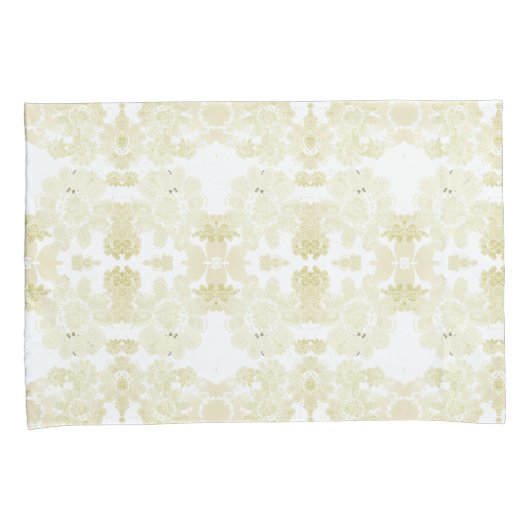 Cream Lace-achtige Kussensloop (Voorkant-Rechts)