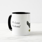 Cream Legbar-kippen Mok (Voorkant links)