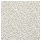 Cream Leopard Print Stof (Swatch)