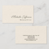 Cream make up Artist Script Amazing Visitekaartje (Voorkant / Achterkant)