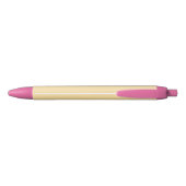 Cream minimalist custom name  zwarte inkt pen (Achterkant)
