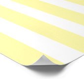 Cream Modern Stripes Poster (Hoek)