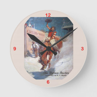 Cream of Wheat Advertising Art Clock #27 Ronde Klok