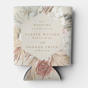 Cream Pampas Dried Grass Floral Oerwoud Wedding Blikjeskoeler