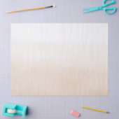 Cream Peach Ombre Tissuepapier (Craft)