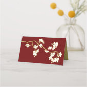Cream Peach/Plum Blossom Double Happiness Wedding (Achterkant)