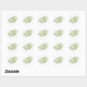 Cream Peony Stickers (Vel)