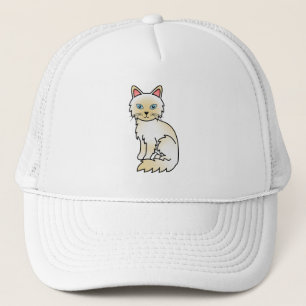 Cream Point Birman / Ragdoll Mooie Cartoon Kat Trucker Pet