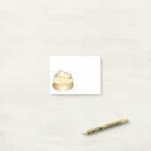 Cream Puff Pastry-dessert Foodie Post-its Post-it® Notes (Op bureau)