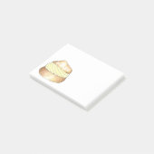 Cream Puff Pastry-dessert Foodie Post-its Post-it® Notes (Schuin)