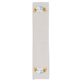 Cream Pumpkins Table Runner Korte Tafelloper (Voorkant)