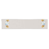 Cream Pumpkins Table Runner Korte Tafelloper (Horizontaal)