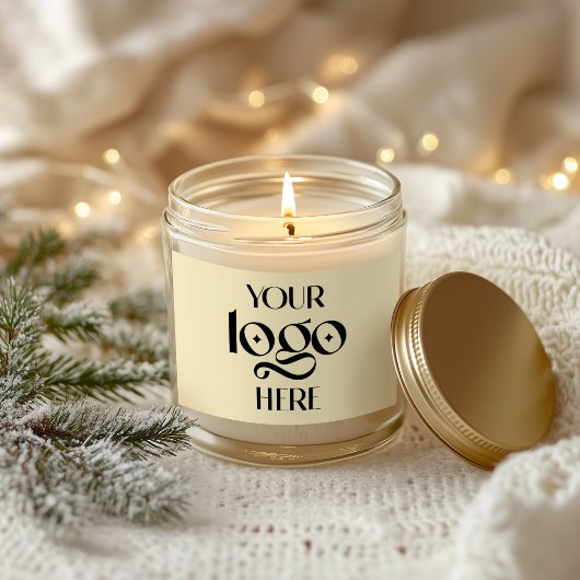 Cream Rechthoekige Sticker