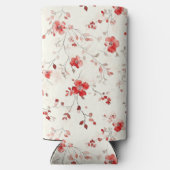 Cream Red Flowers (Achterkant)