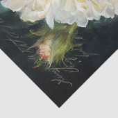 Cream Roos Bloom Decoupage Tissuepapier (Detail)