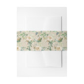 Cream Roos Hydrangea Floral Waterverf Pattern Uitnodigingen Wikkel (Voorkant Voorbeeld)