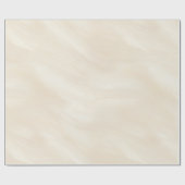 Cream Sand Ivory Beach Wedding Cadeaupapier (Vlak)