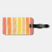 Cream Sickle Stripes Bagagelabel (Achterkant horizontaal)