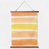 Cream Sickle Stripes Hangend Wandkleed (Voorkant)