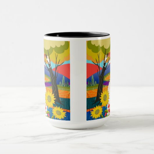 CREAM VAN HET KRUISJE - de klassieke mok van Chow  (Midden)