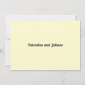 Cream With Slate Typography Wedding Save The Date (Dos)