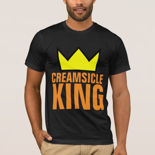 CREAMSICLE KING Men's T-Shirts (Voorkant)