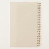 Creamy Beige Planner | Elegant & Personalized  (Achterkant)