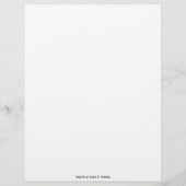 Creamy Beige Stationery (Achterkant)