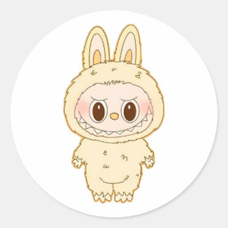 Creamy Bunny Sweetie Ronde Sticker