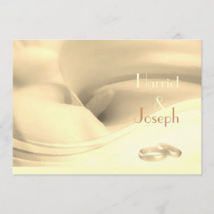 Creamy Calla Lily Wedding Rings Kaart