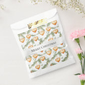 Creamy Caramel Hearts Christmas Tree Branches Bedankzakje (Gezegeld)