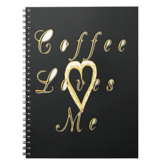 Creamy Coffee Lovers Design Notitieboek (Voorkant)