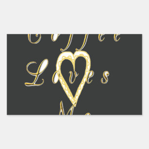 Creamy Coffee Lovers Design Rechthoekige Sticker