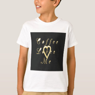 Creamy Coffee Lovers Design T-shirt
