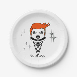 Creamy Dreamies Goth Gail Paper plates Papieren Bordje