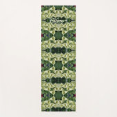 Creamy Foxglove Flower Abstract, persoonlijk Yogamat (Voorkant)