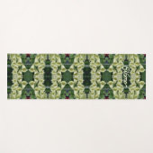 Creamy Foxglove Flower Abstract, persoonlijk Yogamat (Voorkant (horizontaal))