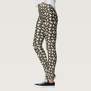 Creamy Ghosts - Halloween patroon. Leggings