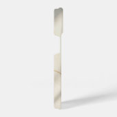 Creamy Marble Monogram Slim Fit iPhone Case iPhone Hoesje (Rechterkant)