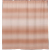 Creamy Peach Roos Blush Ombre Douchegordijn (Voorkant)