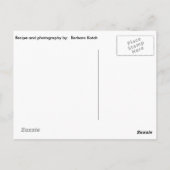 Creamy Salsa Dip Recipe Card Briefkaart (Achterkant)