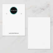 Creat Your Custom Logo Earring Display Card  Visitekaartje (Voorkant / Achterkant)