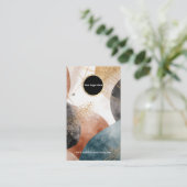 Creat Your Custom Logo Earring Display Card  Visitekaartje (Staand voorkant)