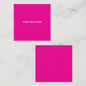 Creat Your Own Megenta Invitation Postcard (Devant / Derrière)