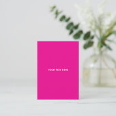 Creat Your Own Megenta Invitation Postcard (Debout devant)